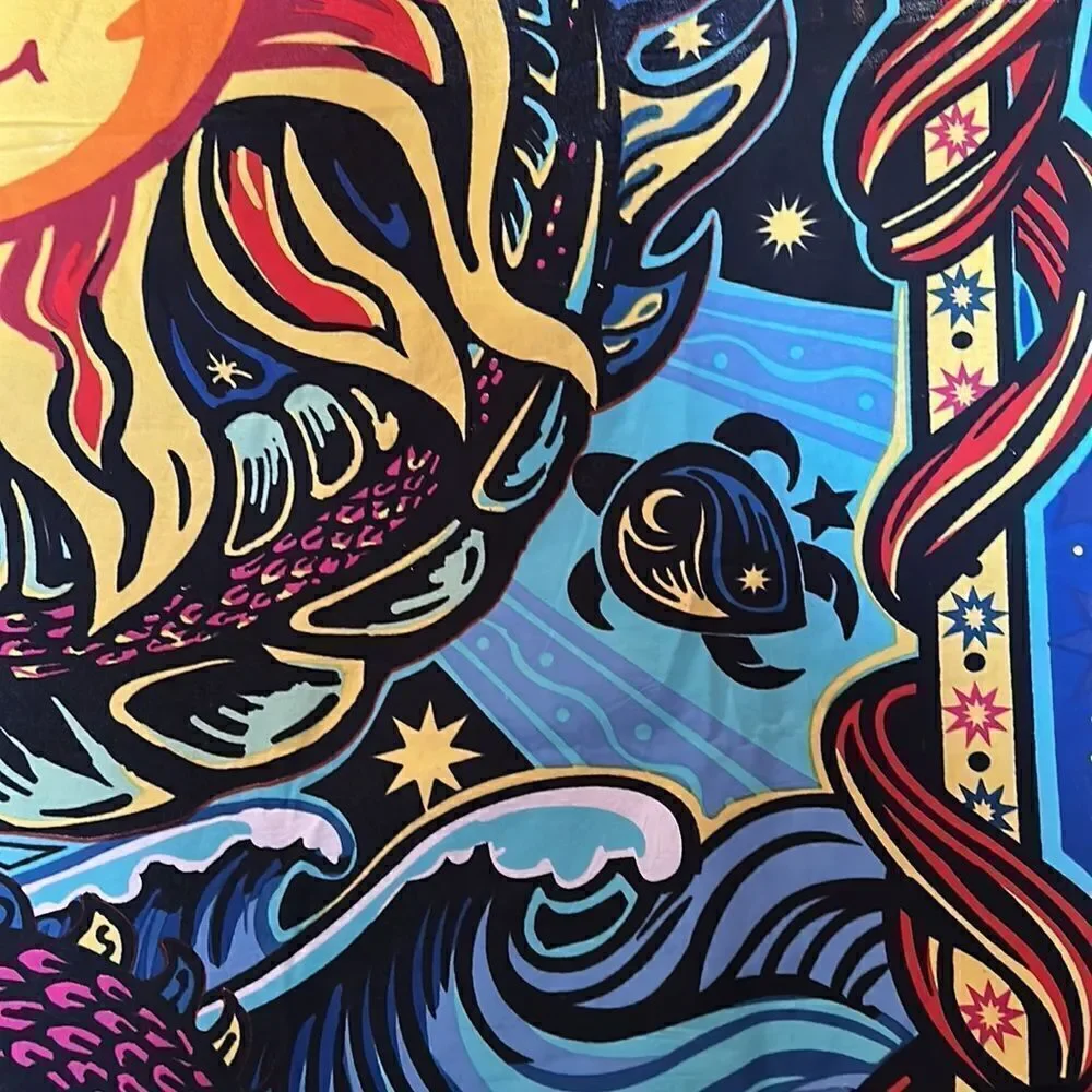Dragon sun tapestry 60 x 90